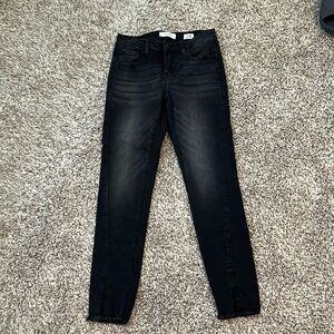 High rise stretch jeans